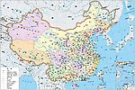 中国地区地图