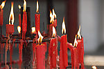寒山寺的红蜡烛