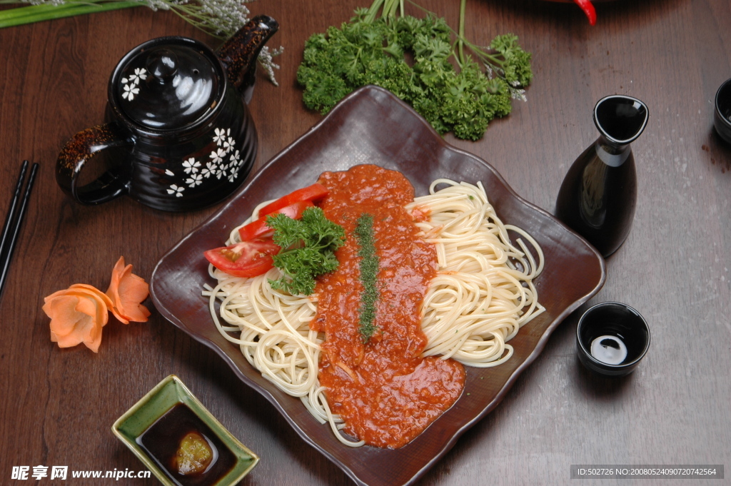 韩味肉酱意粉