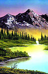 油画-山水