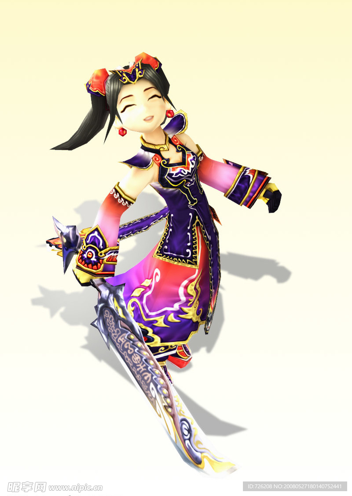 热血江湖80级邪女刀