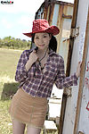 牛仔帽美女