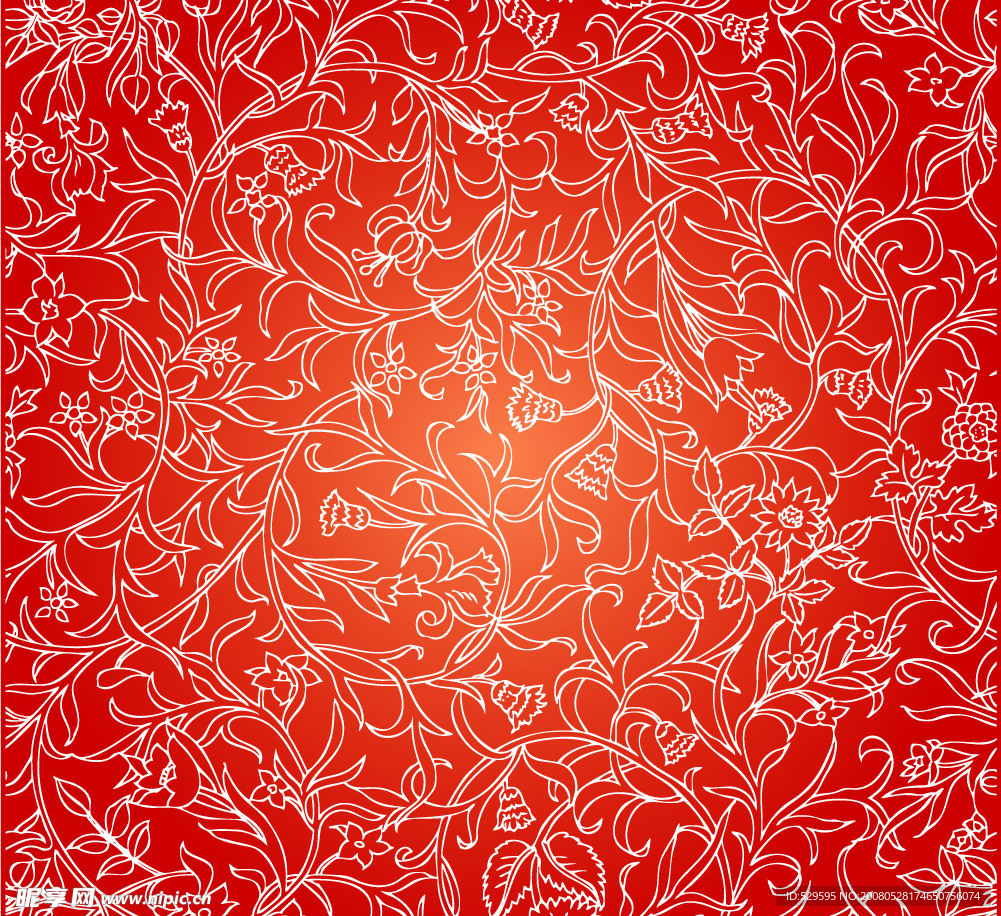 矢量花纹