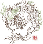 云中之龙 矢量