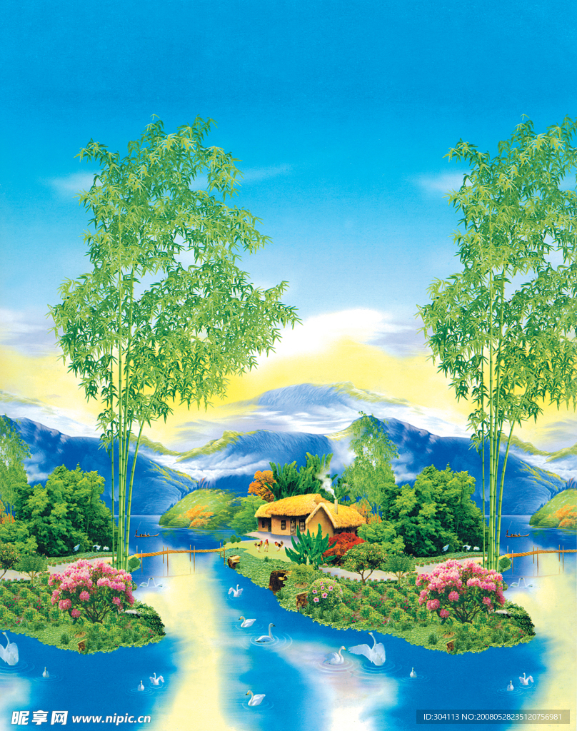 自然风景画