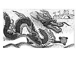 中国龙笔刷