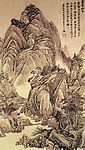 泉声松色图