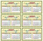 2009日历通用