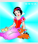 矢量白雪公主