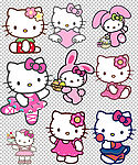 holle kitty 透明背景psd