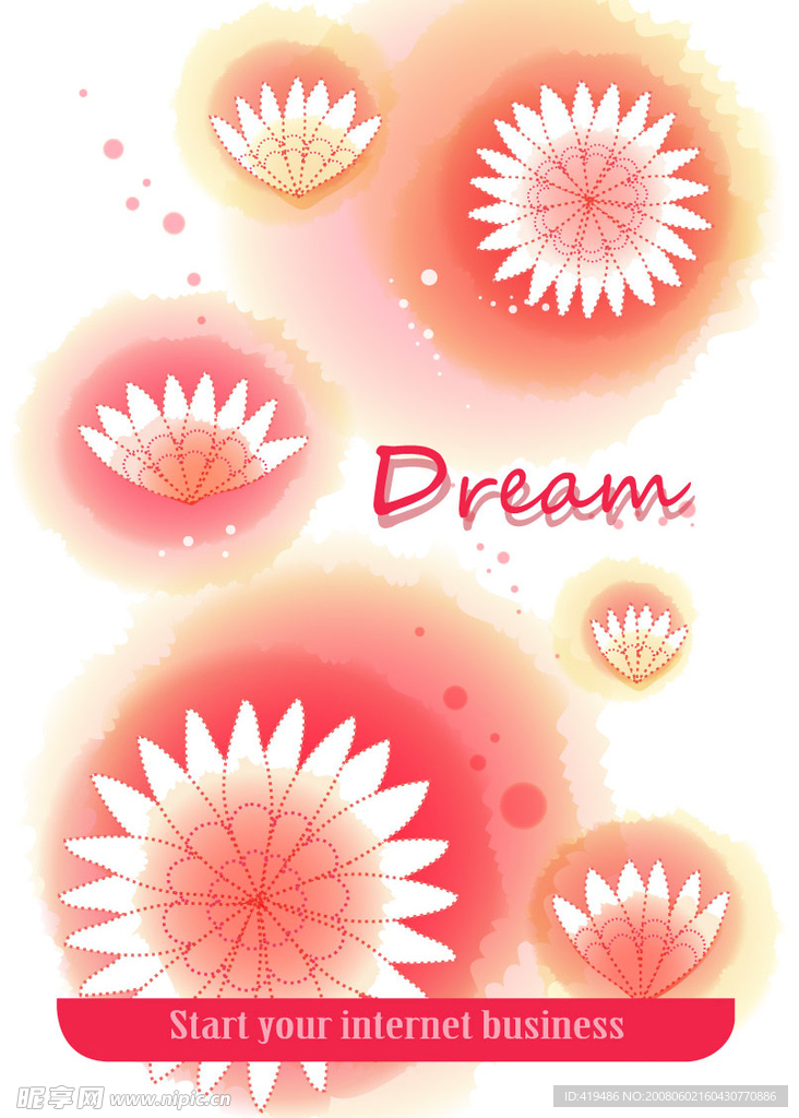 AI矢量花纹背景(20)