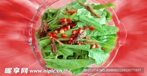 豆豉鲮鱼油麦菜