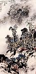 关山月-春山绿遍杜鹃红