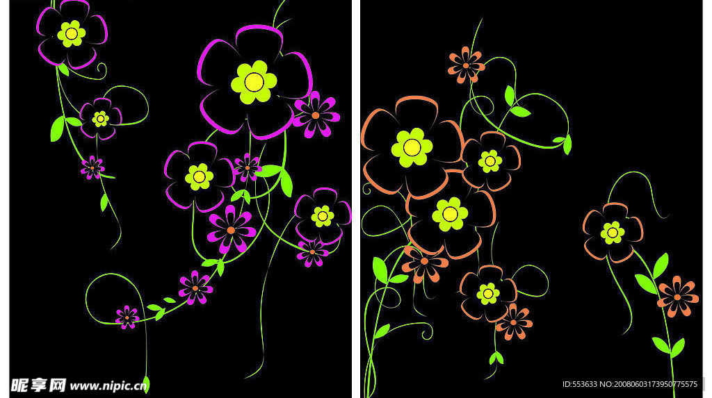 时尚花纹