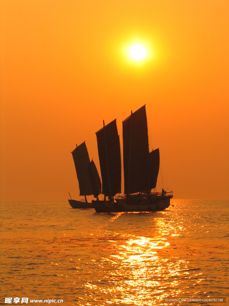 太湖帆影