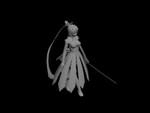 卡通人物 美女 3D模型