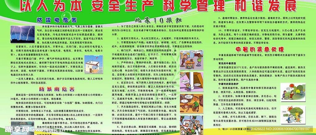 安全生产展板01