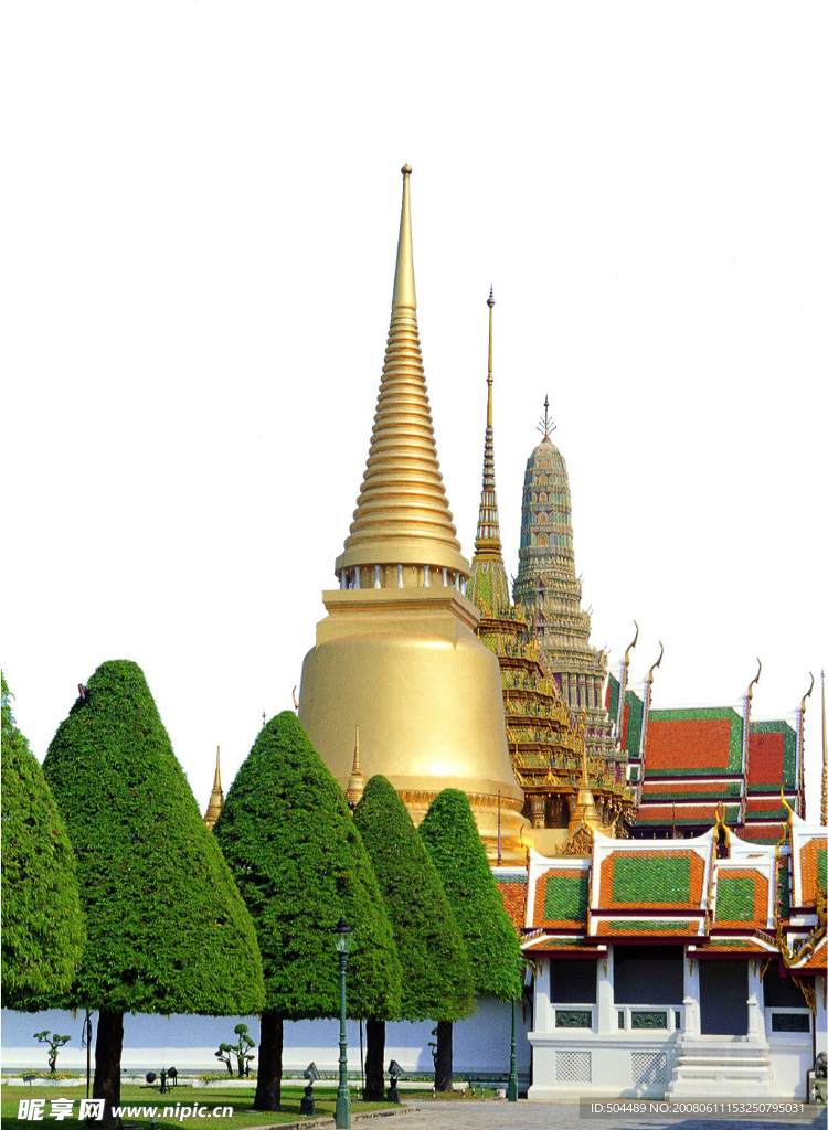 泰国风情建筑去背