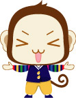 超可爱卡通猴子