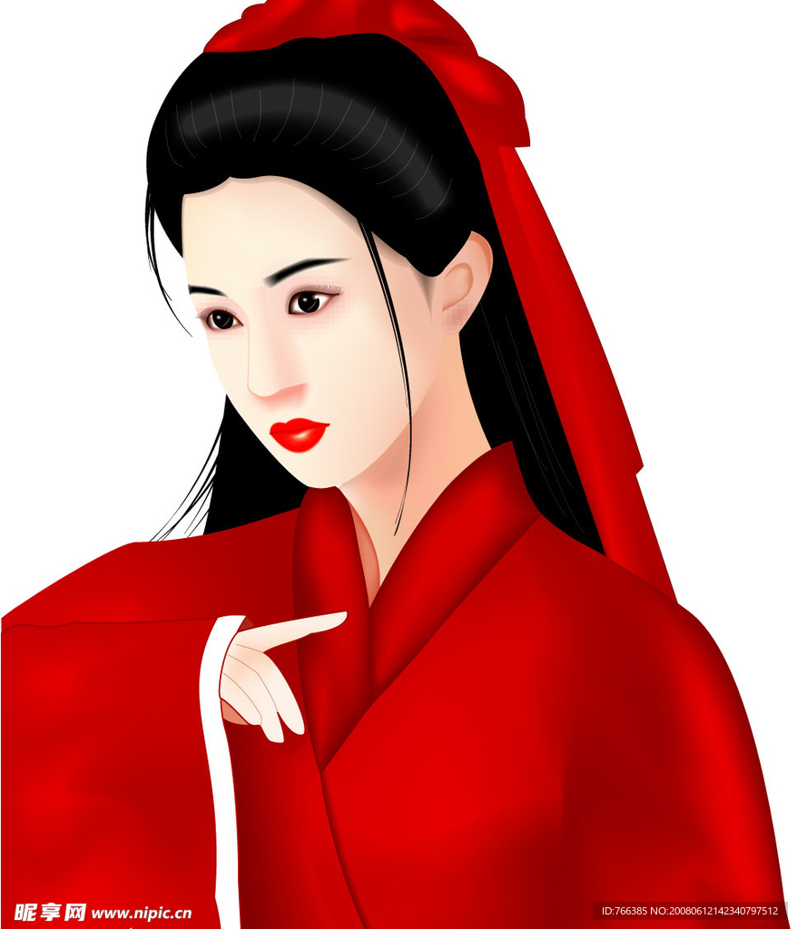 古典美女孩