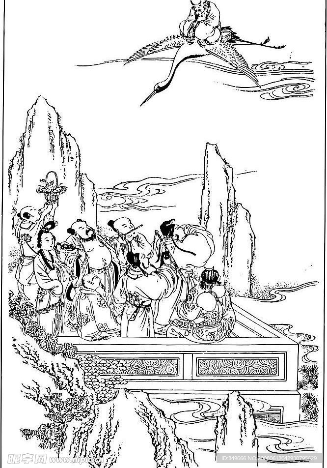 国画白描