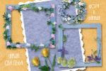 超漂亮的花样画框模板09