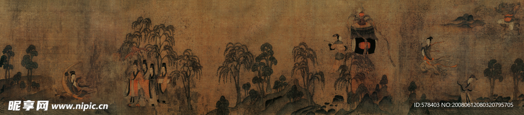 东晋 顾恺之 洛神赋  故宫博物院藏(主画面2)3-1