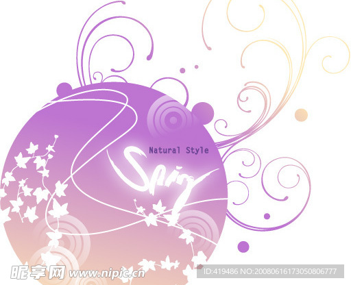 AI矢量花纹背景(22)