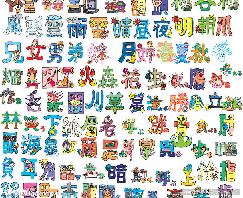 各种会意文字
