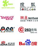 搜狐 tom yahoo 网易 QQ263