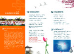 学校简章三折画册
