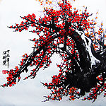 徐珩典国画 梅花图