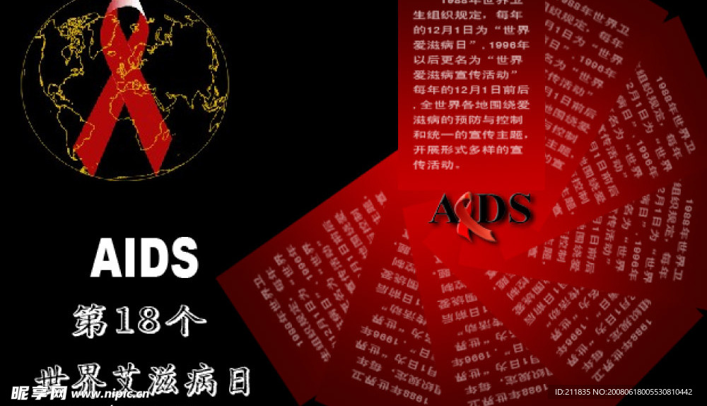 公益广告-爱滋病宣传单