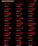 100款经典红色火焰矢量素材54-80(EPS AI)