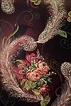 羽毛 花 织锦 织锦底纹
