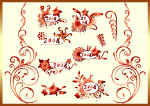 2008装饰花纹矢量素材