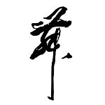 舞 字！ （书法家特写的！）
