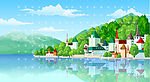 湖泊与建筑