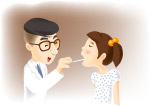 矢量图 医疗 小女孩
