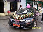 漂亮的花车