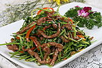 香菜牛肉丝