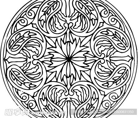 矢量花纹