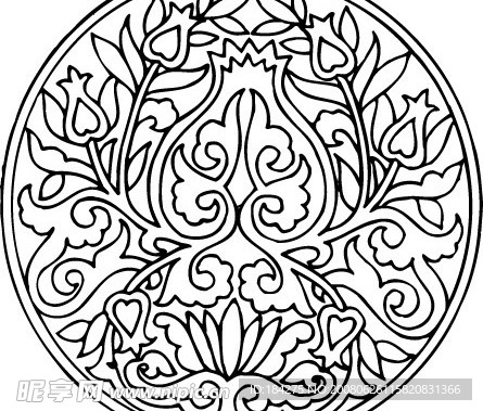 矢量花纹