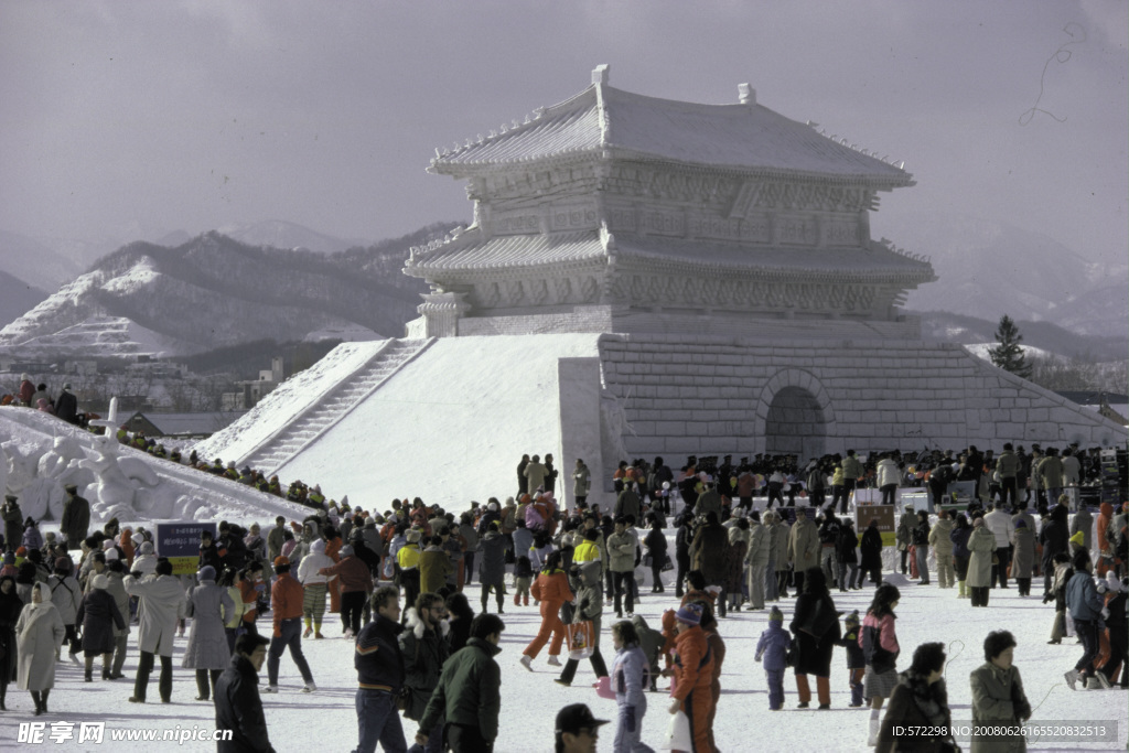 韩国雪景