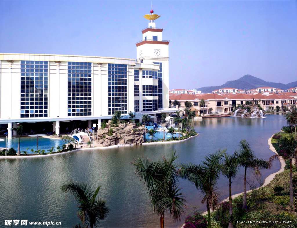 泳池风景