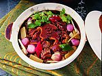 干锅鸡杂