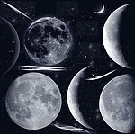 精美星星地球月亮笔刷