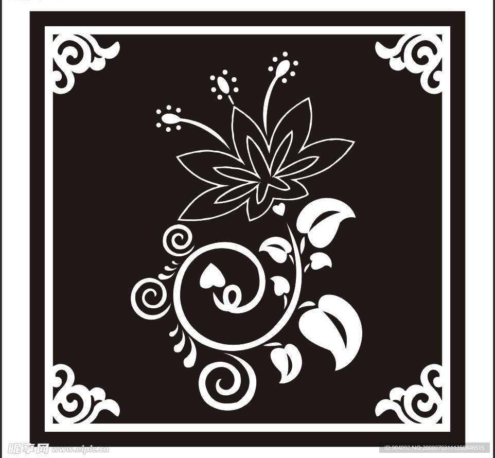 花图案