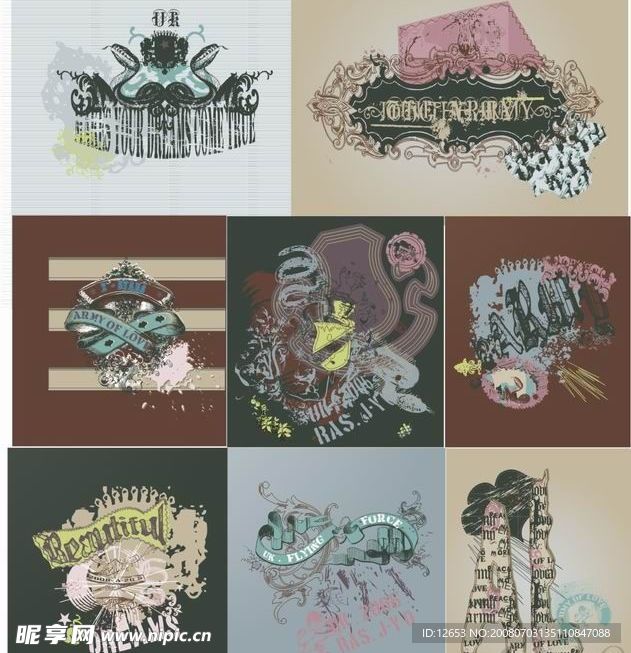 欧洲古典花纹