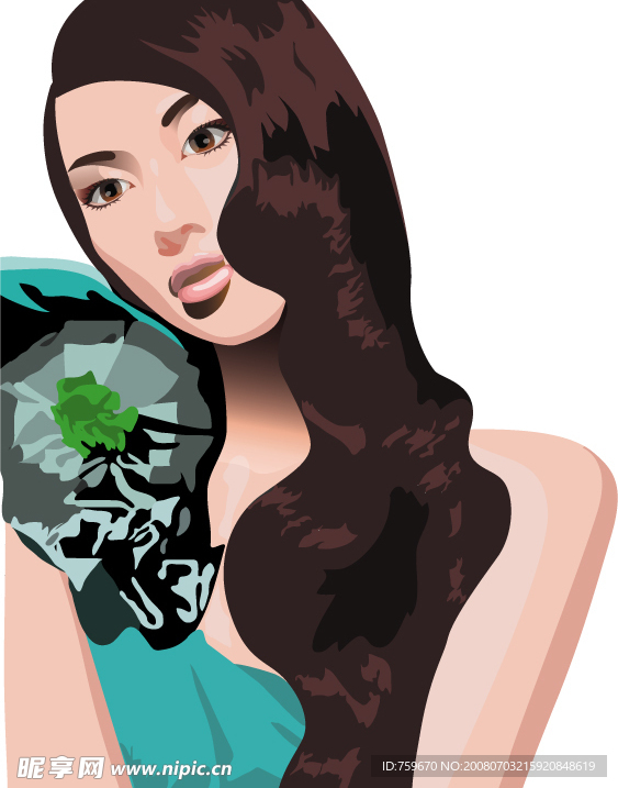 美女